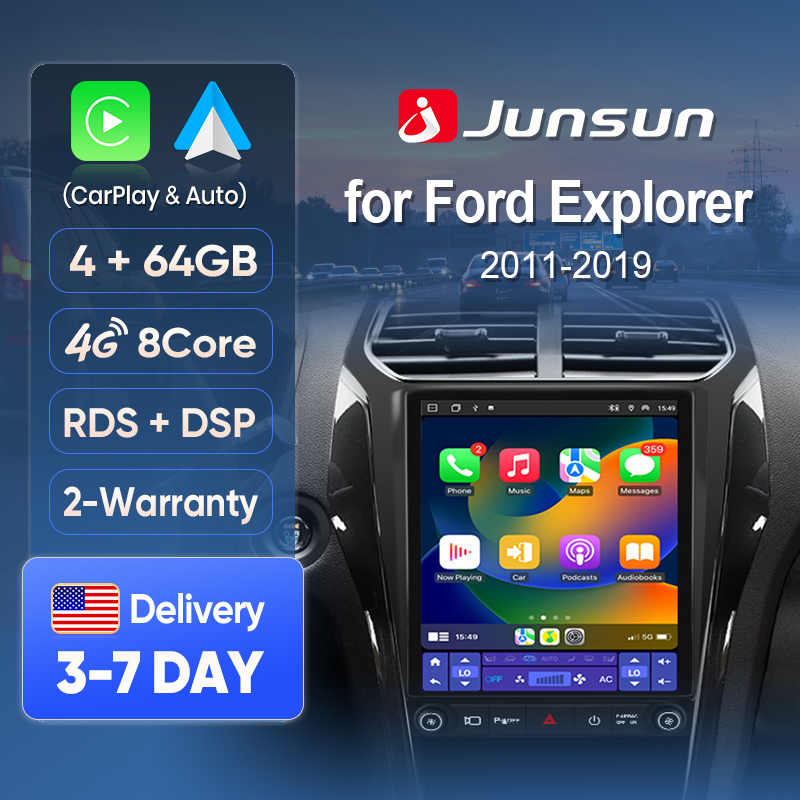 Junsun ワイヤレスCarPlayスクリーン フォード  - Japanese Work Lifestyle のレビューと価格